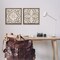 Stupell Industries Moroccan Tile in Neutrals 2pc Floater Framed Canvas Wall Art Set Design by Irena Orlov